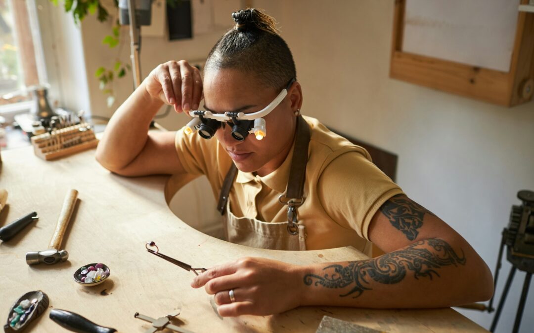 Artisanal jewelry workshop